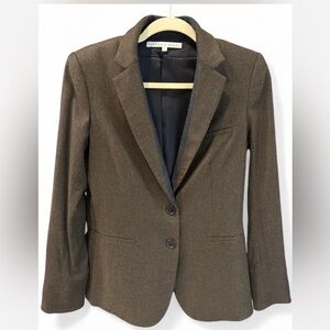Veronica Beard Classic Brown/Olive/Grey Dickey Blazer